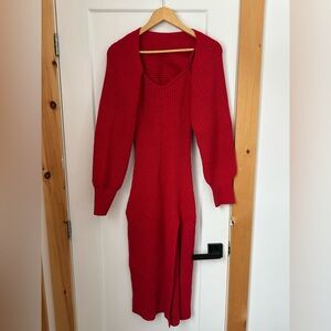 CIDER two piece midi dress with bolero, size L